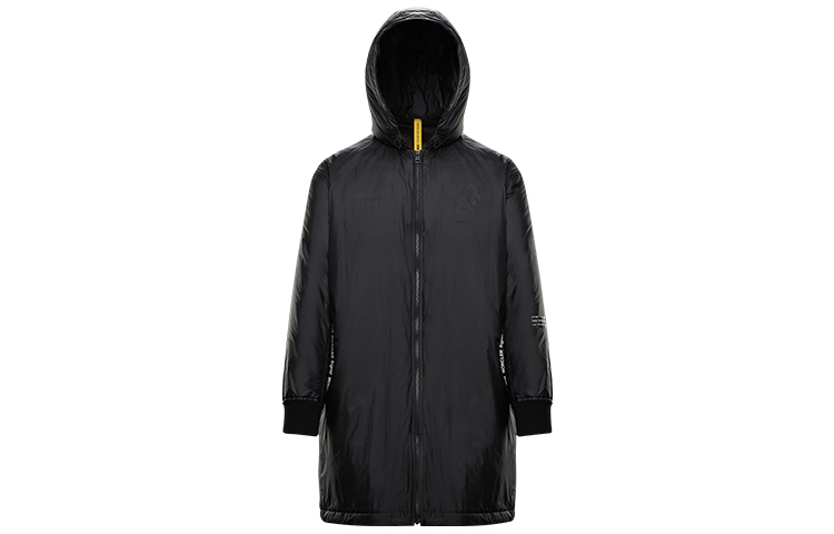 Moncler Black Hooded Mid-Length Parka Coat 1C8001068953999