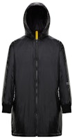 Moncler Black Hooded Mid-Length Parka Coat 1C8001068953999 Moncler Black Hooded Mid-Length Parka Coat 1C8001068953999