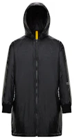 Order Moncler 黑色連帽中長款羽絨外套 1C8001068953999