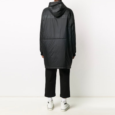 Moncler 黑色連帽中長款羽絨外套 1C8001068953999 Purchase Moncler 黑色連帽中長款羽絨外套 1C8001068953999