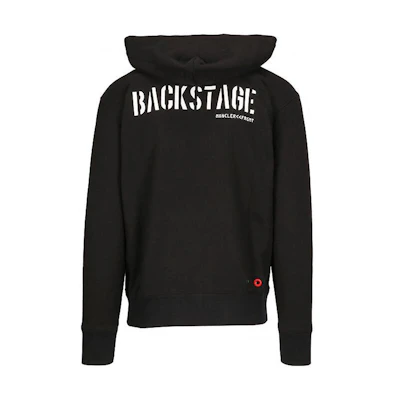 Moncler Black Hoodie with Letter Print and Relaxed Fit 8203050809CB999