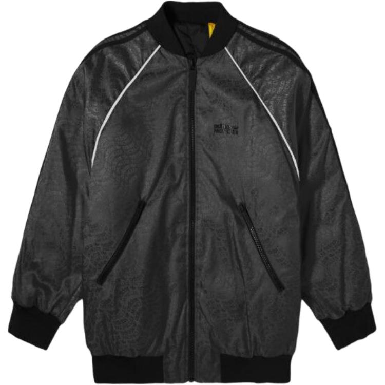 Moncler Black Logo Baseball Collar Zip-Up Bomber Jacket 1A00015M2448999