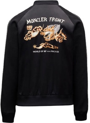 Chaqueta Moncler Negra con Logo y Patrón de Dragón con Cremallera. G209U8G00004809F4999 Order Chaqueta Moncler Negra con Logo y Patrón de Dragón con Cremallera. G209U8G00004809F4999