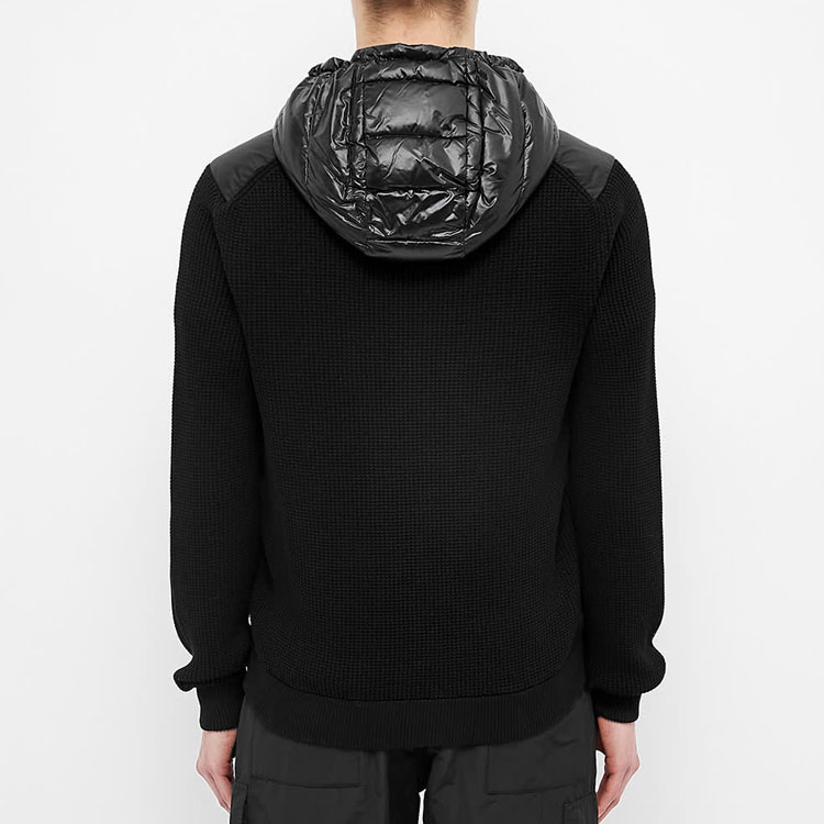 Moncler Black Logo Long Sleeve Hooded Down Jacket. 0919B50110V9099999 圖 4