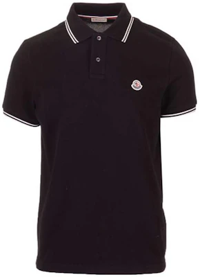 Moncler Black Logo Striped Short Sleeve Polo Shirt. 8A0001084556999 Order Moncler Black Logo Striped Short Sleeve Polo Shirt. 8A0001084556999