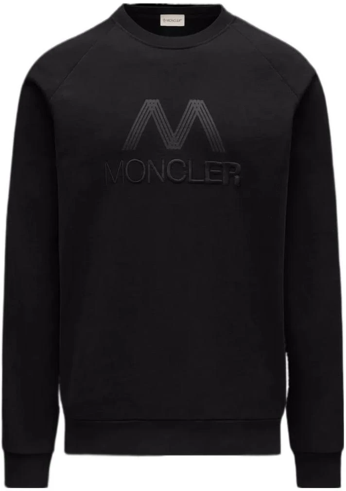 moncler-black-long-sleeve-sweatshirt-with-solid-logo-embroidery-h10918-g00050809-la-999
