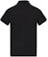 Lookbook Moncler Kaos Polo Hitam dengan Kancing Mutiara dan Logo Subtle. 0918A7070084556999