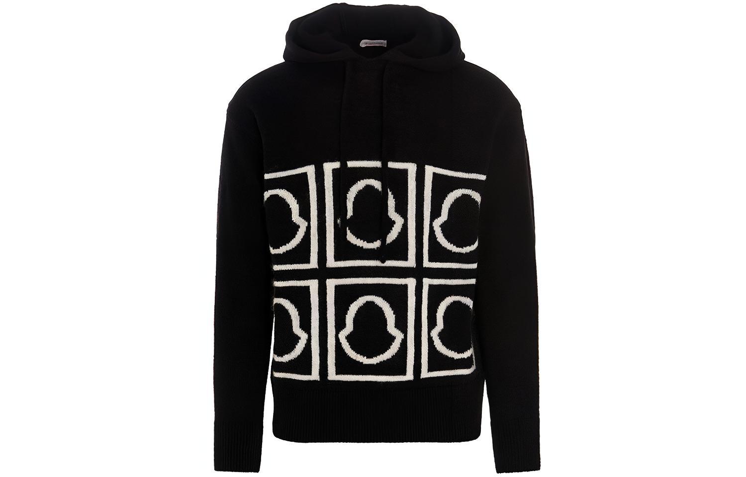 Moncler Black Pullover Hoodie with Logo Design. 9C00013M1240999 圖 2