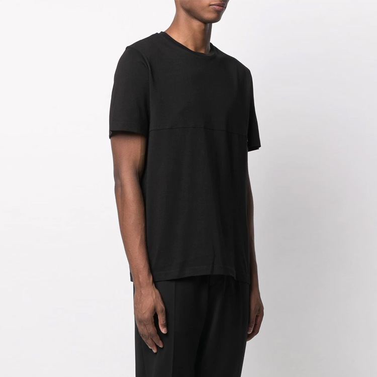 Moncler Black Round-Neck Casual Short-Sleeve T-Shirt F20918C77910829H8999 圖 4