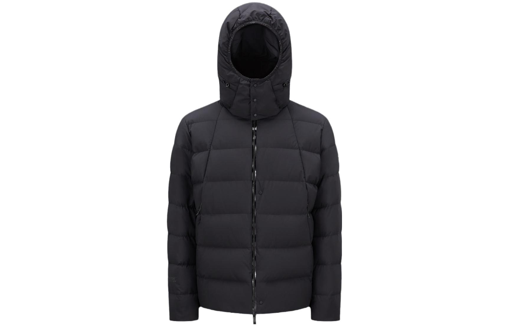 Moncler Black Short Jacket with Detachable Hood I20911A000415958J999