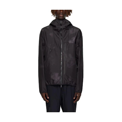 Moncler Black Slim Fit Jacket with Stand Collar and Zippered Pockets I20911A000395970S999