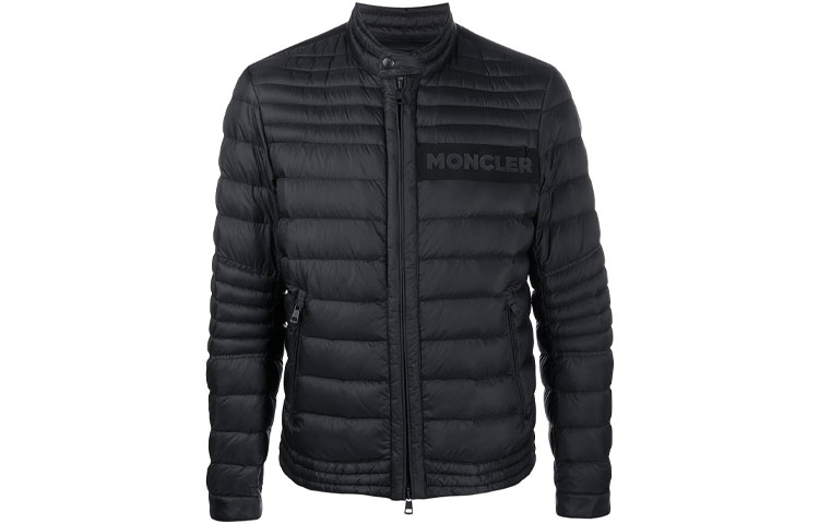 Moncler Black Solid Color Down Jacket 0911A1240053048999