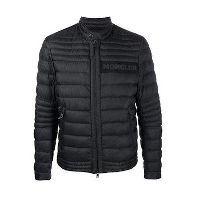 Moncler Black Solid Color Down Jacket 0911A1240053048999