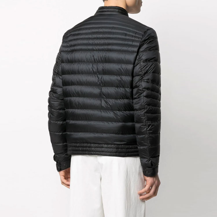 Moncler Black Solid Color Down Jacket 0911A1240053048999 圖 5