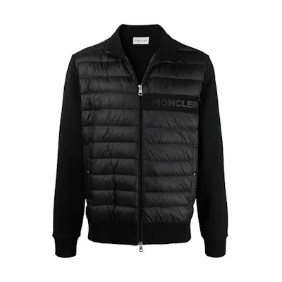 Moncler Black Solid Down Jacket 8G52200809L8999