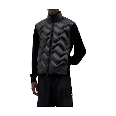 Moncler Black Stand Collar Zip-Up Jacket J20919B00011M1367999
