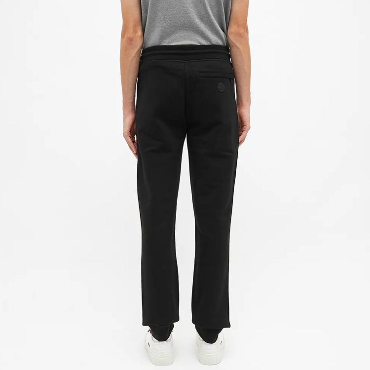 Details for Moncler Black Striped Pocket Knit Track Pants 8H71000V8148999