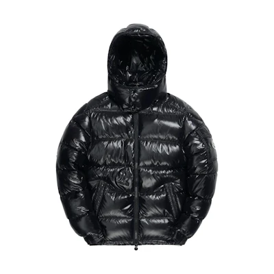 Moncler Black Zip-Up Hooded Jacket A53600-6895-0999
