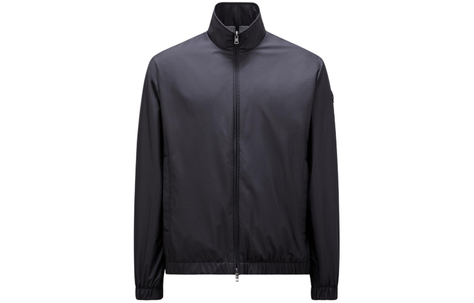 Moncler Black Zip-Up Relaxed Fit Long Sleeve Jacket Outdoor Wear J10911A00158549SK999