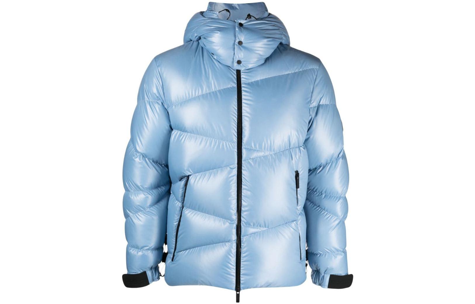 Moncler Blue Hooded Puffer Jacket - Casual Loose Fit I20911A00042595ZJ-715