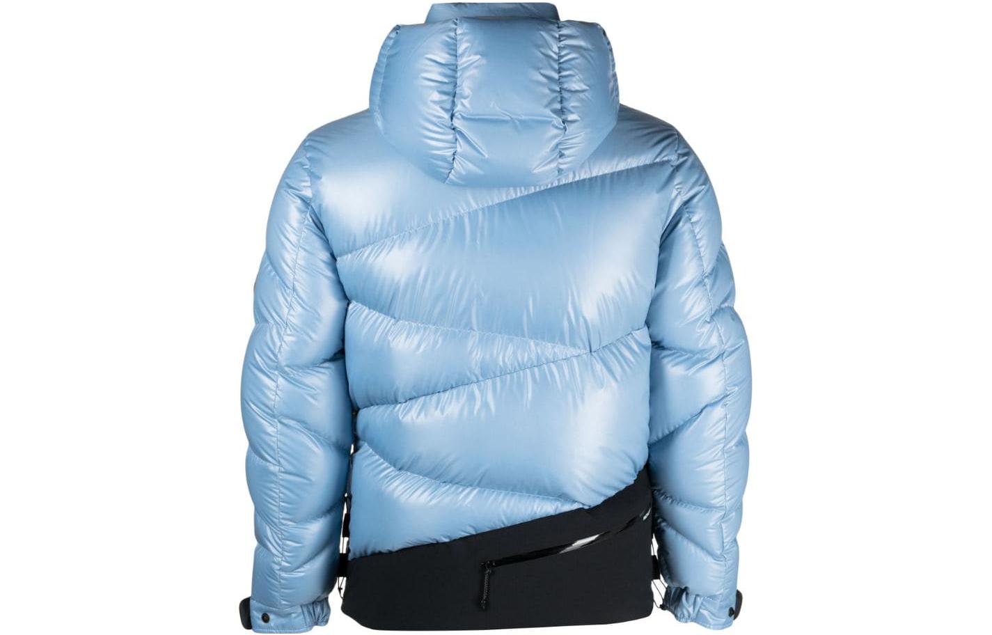 Lookbook Moncler Blue Hooded Puffer Jacket - Casual Loose Fit I20911A00042595ZJ-715