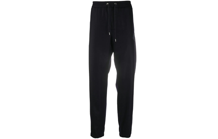 Order モンクレール ブルーロゴ スウェットパンツ - 無地 カジュアルウェア F20912A7310054233742