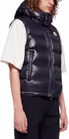 Lookbook Moncler Bormes Series Navy Down Padded Logo Hooded Vest. 1A0015268950742