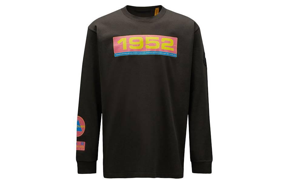 Moncler Brown Relaxed Crewneck Pullover Sweatshirt Casual Wear H20928D00004M2326950