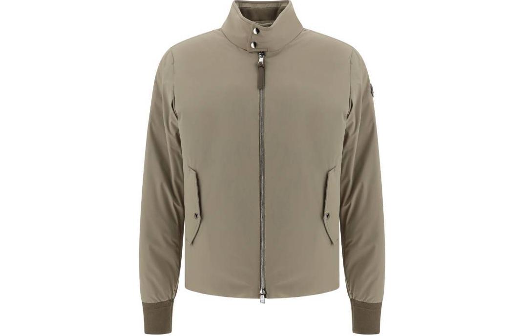 Moncler Brown Solid Color Stand Collar Long Sleeve Jacket 1A00062595RC208