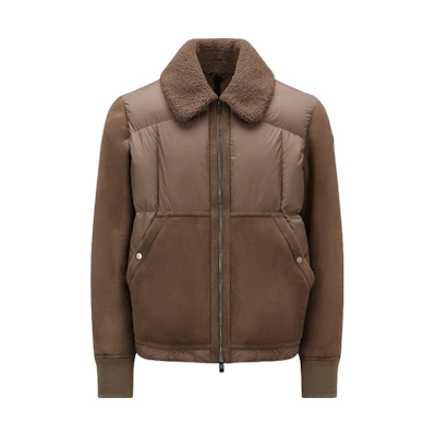 Moncler Brown Solid Zip-Up Casual Jacket I20911A00145549SK25W