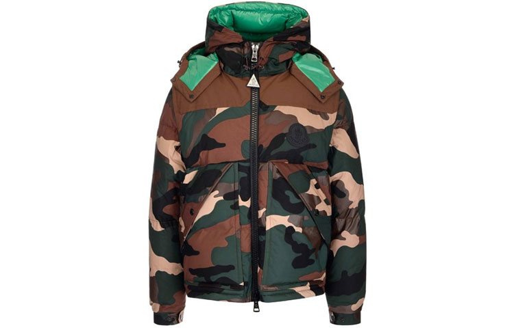 Moncler Camouflage Hooded Down Jacket 1A00121595IS860