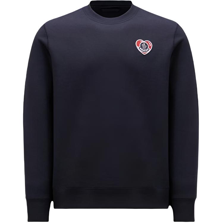 Moncler Capsule Collection Navy Blue Crewneck Pullover Sweatshirt Unisex I20918G00043899V4778