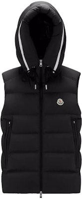 Chaleco Moncler Cardamine Acolchado con Capucha y Estampado de Letras. I20911A0018154A81999 Order Chaleco Moncler Cardamine Acolchado con Capucha y Estampado de Letras. I20911A0018154A81999