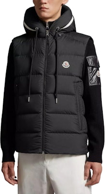 Chaleco Moncler Cardamine Acolchado con Capucha y Estampado de Letras. I20911A0018154A81999 Lookbook Chaleco Moncler Cardamine Acolchado con Capucha y Estampado de Letras. I20911A0018154A81999