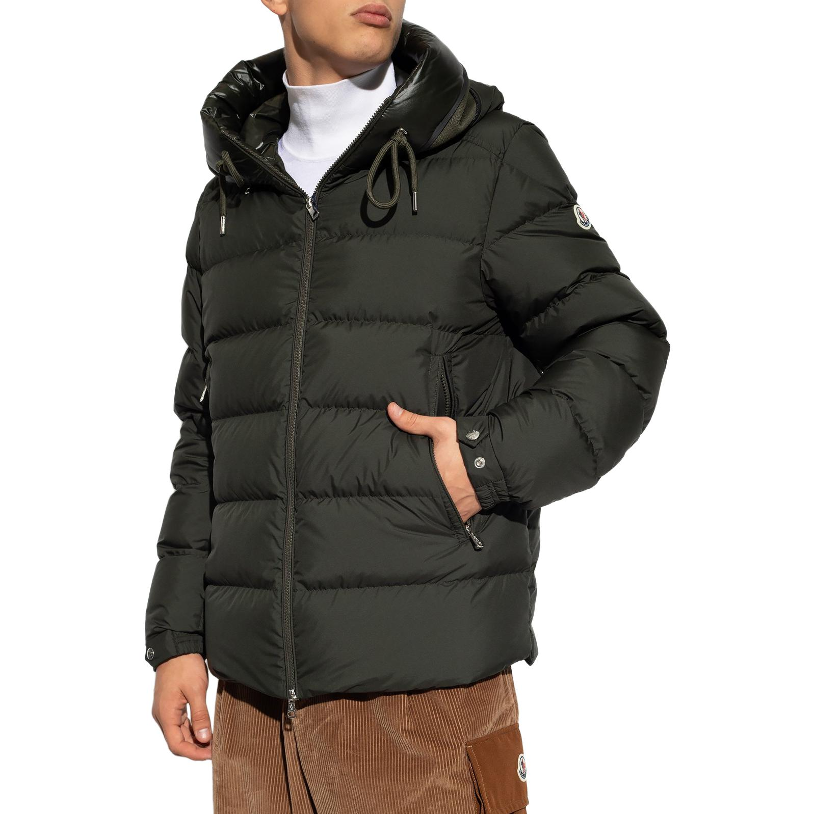 Moncler Cardere  Green Puffer Jacket with Hood and Zipper. I20911A0018254A81879 圖 3
