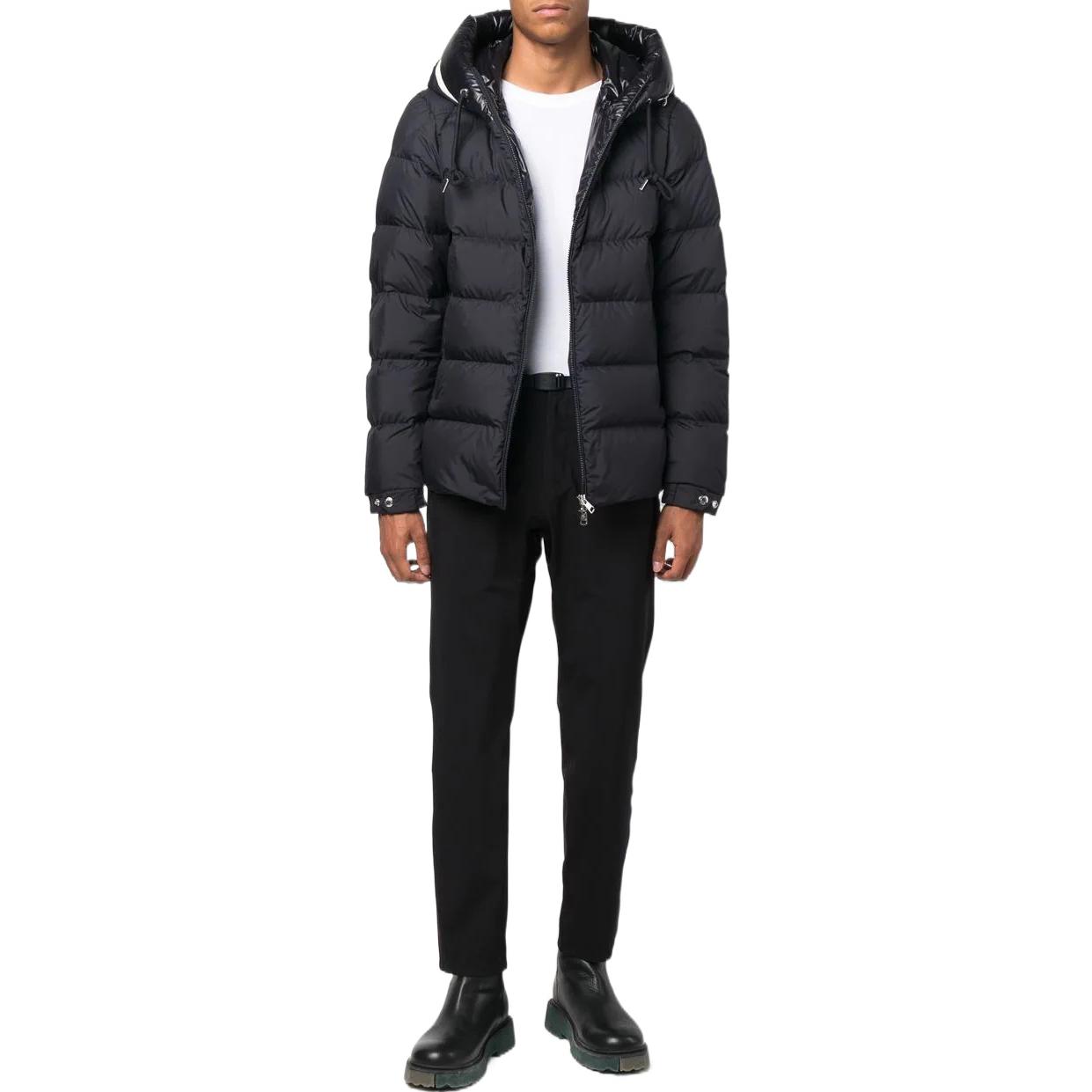 Lookbook 몽클레르 카데르 FW22 네이비 후드 지퍼 다운 재킷 유니섹스 캐주얼 긴팔 H20911A0010554A81778