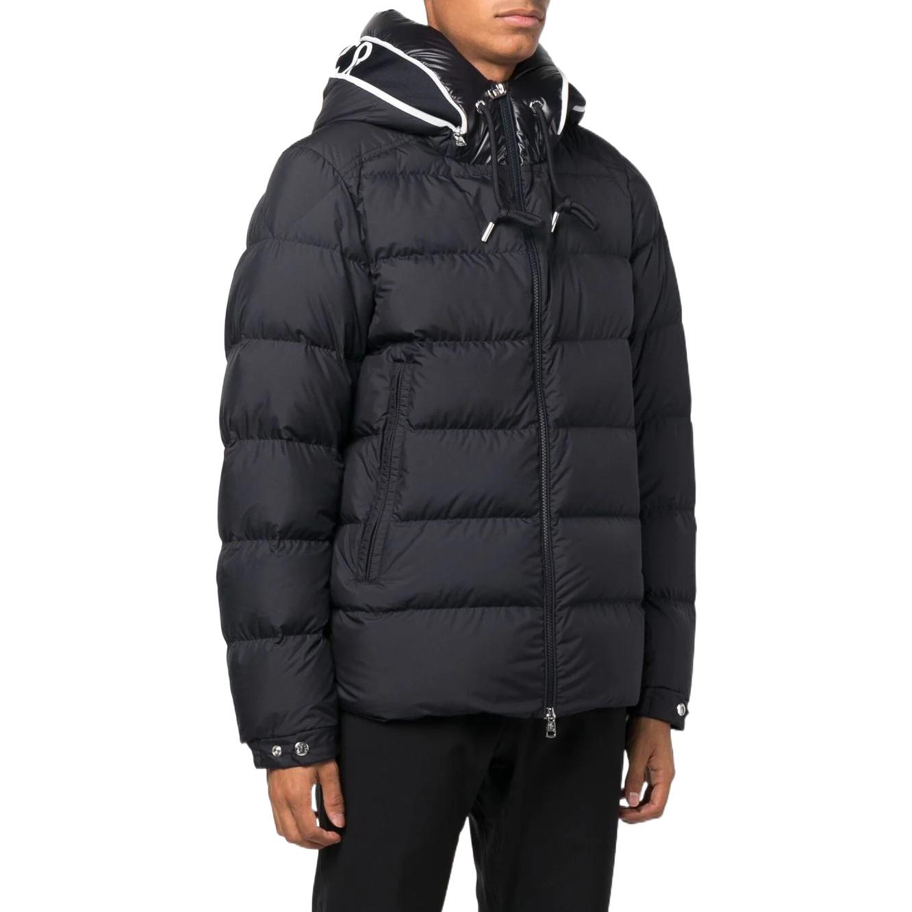 Purchase 몽클레르 카데르 FW22 네이비 후드 지퍼 다운 재킷 유니섹스 캐주얼 긴팔 H20911A0010554A81778