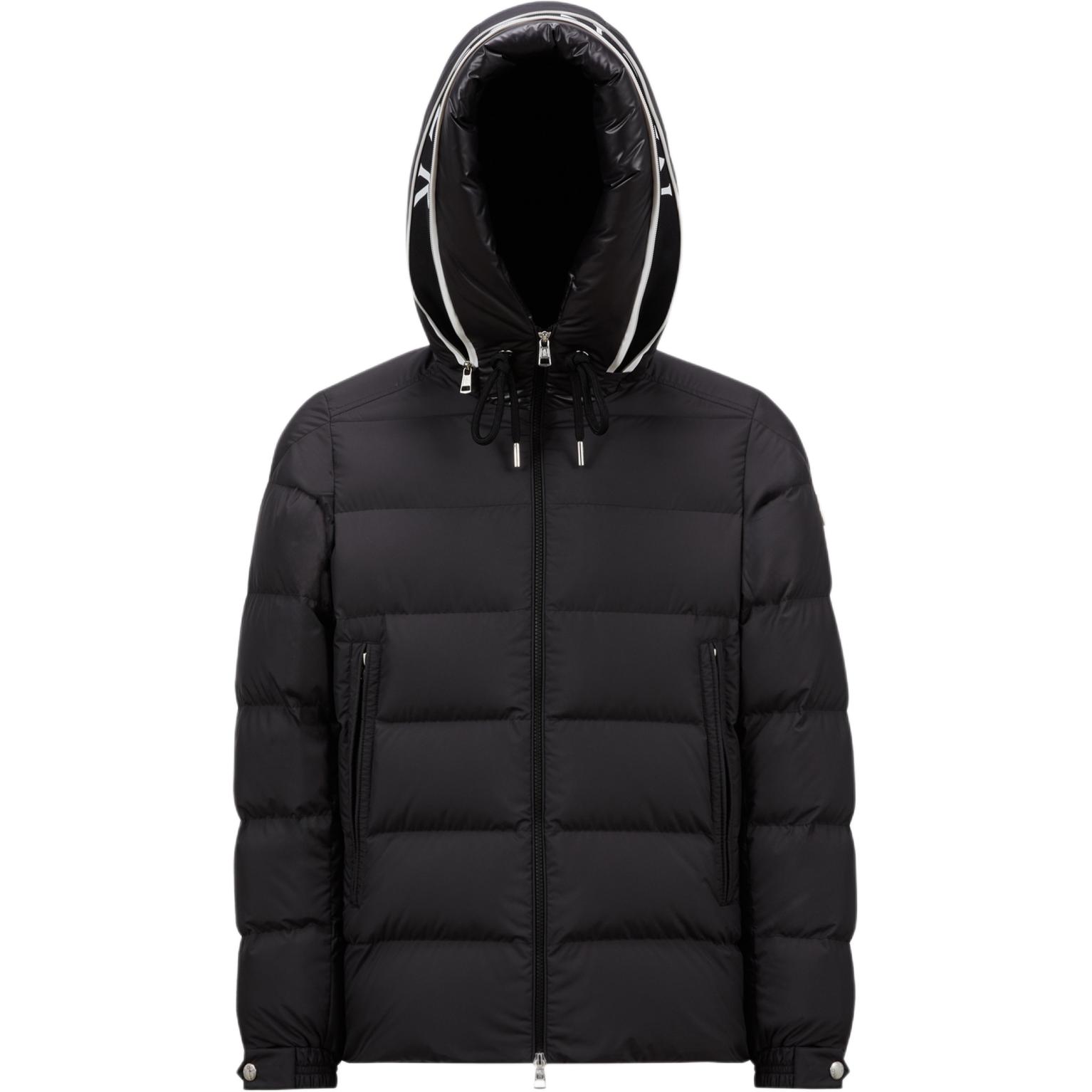 Moncler Cardere FW24 Unisex Black Goose Down Hooded Zip-Up Jacket with Logo. J20911A0020754A81999 圖 2