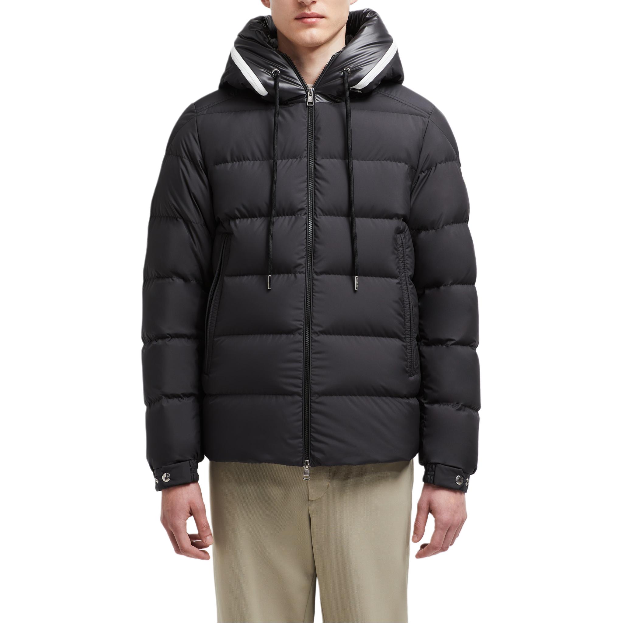 Moncler Cardere FW24 Unisex Black Goose Down Hooded Zip-Up Jacket with Logo. J20911A0020754A81999 圖 4