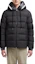 Shop Moncler Cardere FW24 Unisex Black Goose Down Hooded Zip-Up Jacket with Logo. J20911A0020754A81999