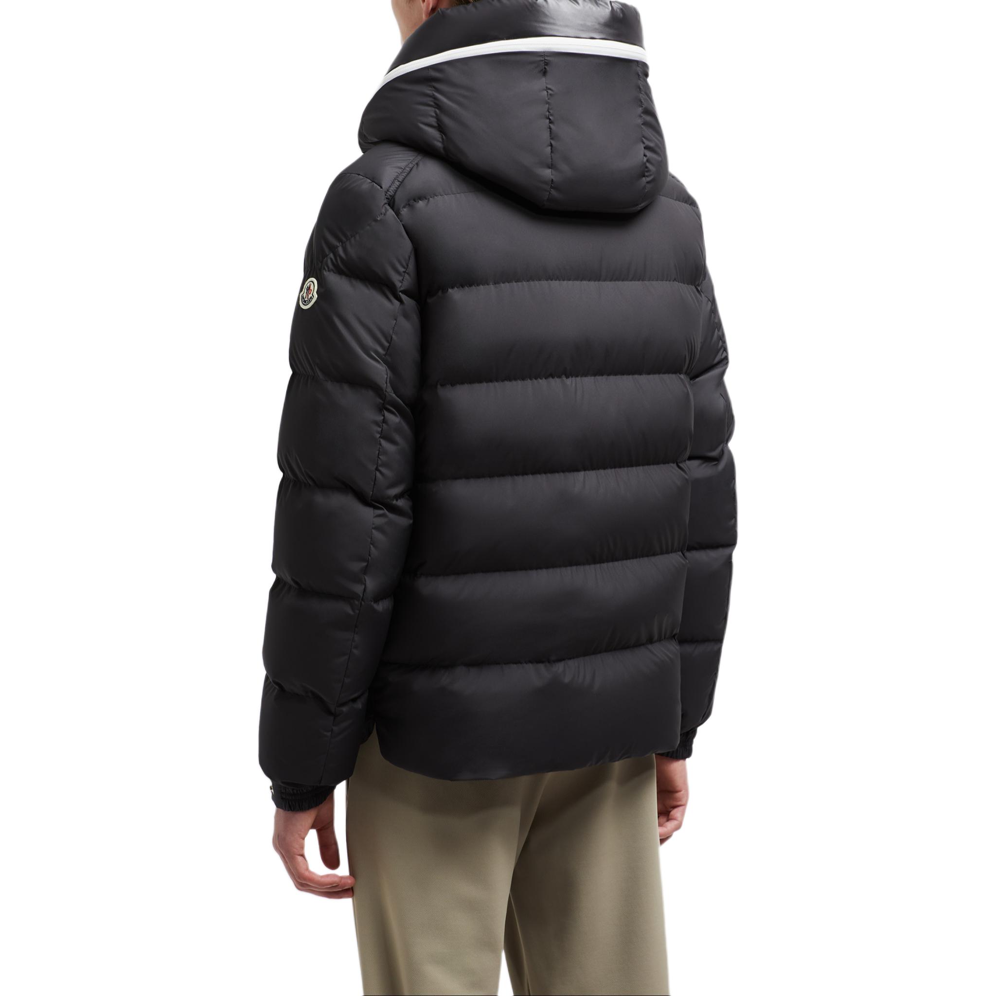 Moncler Cardere FW24 Unisex Black Goose Down Hooded Zip-Up Jacket with Logo. J20911A0020754A81999 圖 5