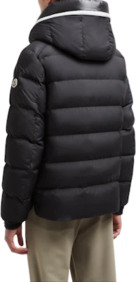Moncler Cardere FW24 Unisex Black Goose Down Hooded Zip-Up Jacket with Logo. J20911A0020754A81999 Purchase Moncler Cardere FW24 Unisex Black Goose Down Hooded Zip-Up Jacket with Logo. J20911A0020754A81999