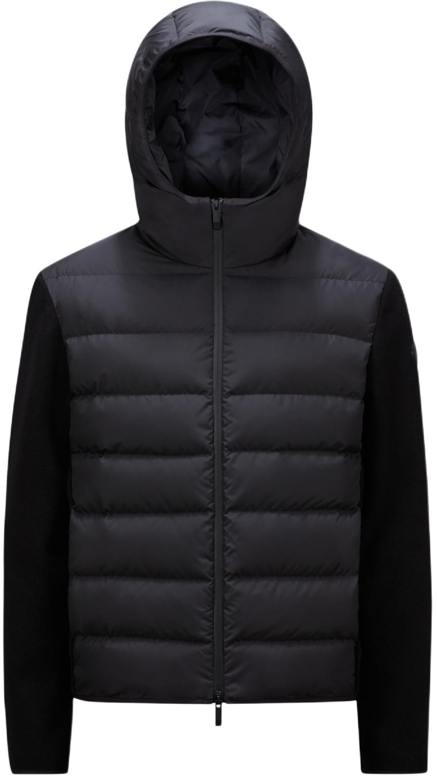 moncler-cardigan-fw-24-lightweight-down-hooded-wool-zip-jacket-unisex-black-j20919-b00010-m1122999