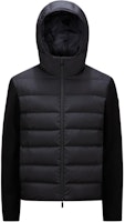 Moncler CARDIGAN FW24 Lightweight Down Hooded Wool Zip Jacket Unisex Black. J20919B00010M1122999 Moncler CARDIGAN FW24 Lightweight Down Hooded Wool Zip Jacket Unisex Black. J20919B00010M1122999
