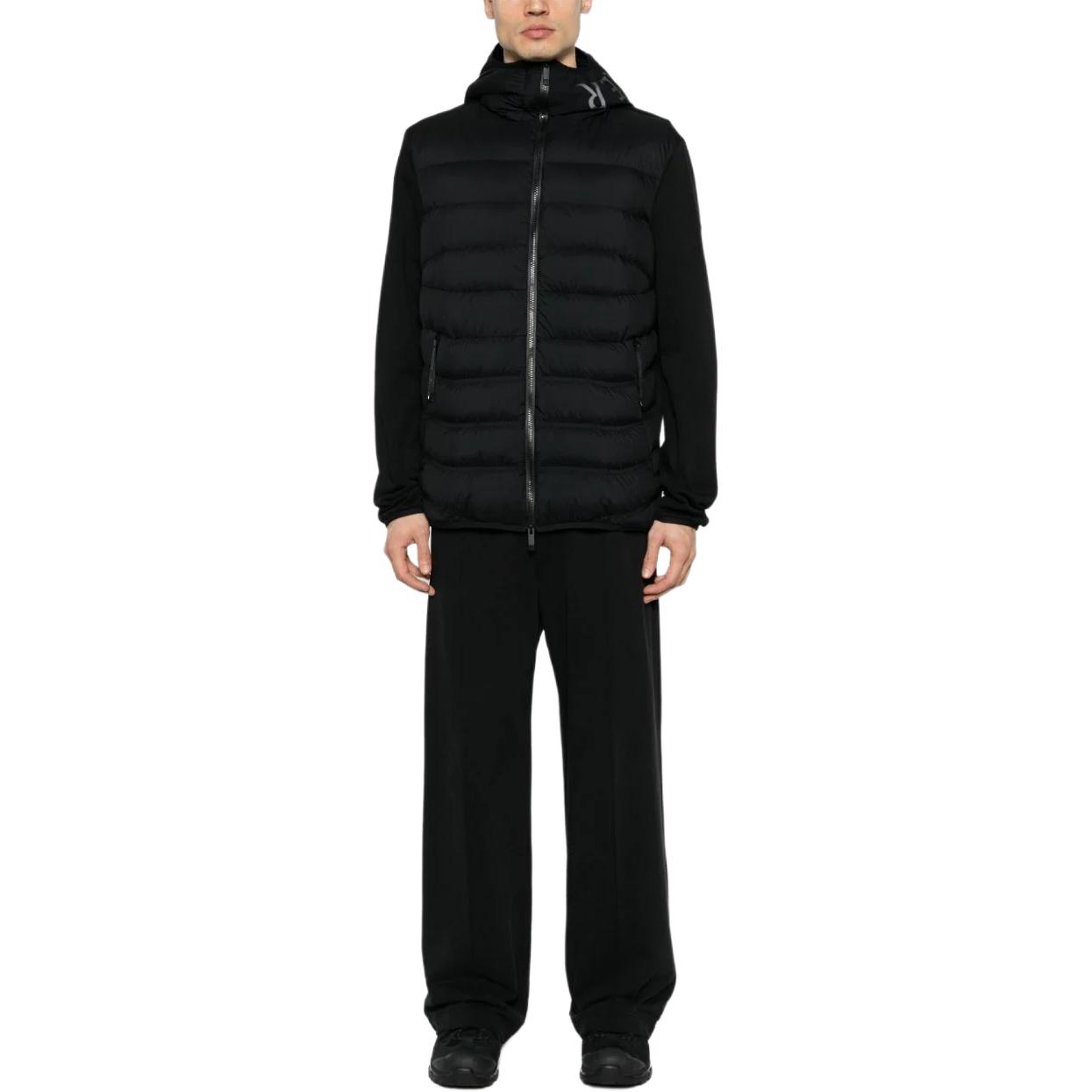 Moncler CARDIGAN Slim Fit Hooded Down Jacket Unisex Black Long Sleeve. J10918G00002809KZ999 圖 3