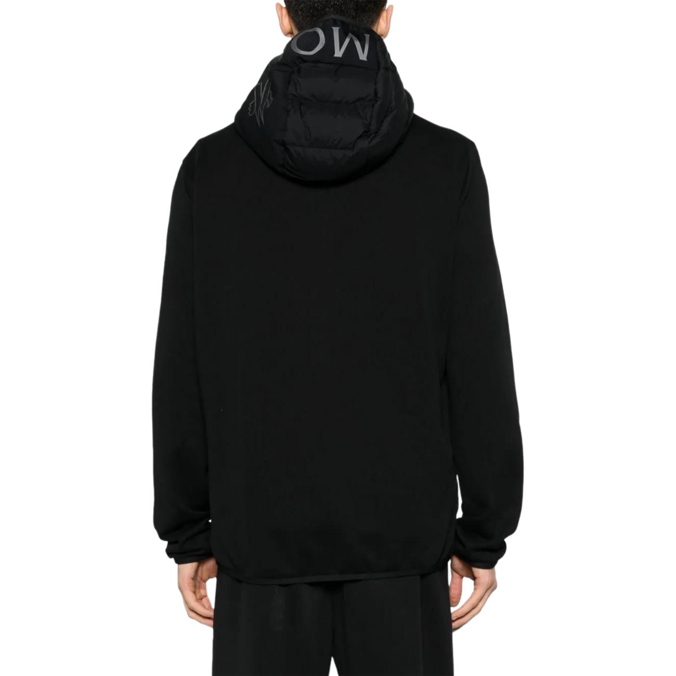 Moncler CARDIGAN Slim Fit Hooded Down Jacket Unisex Black Long Sleeve. J10918G00002809KZ999 圖 4
