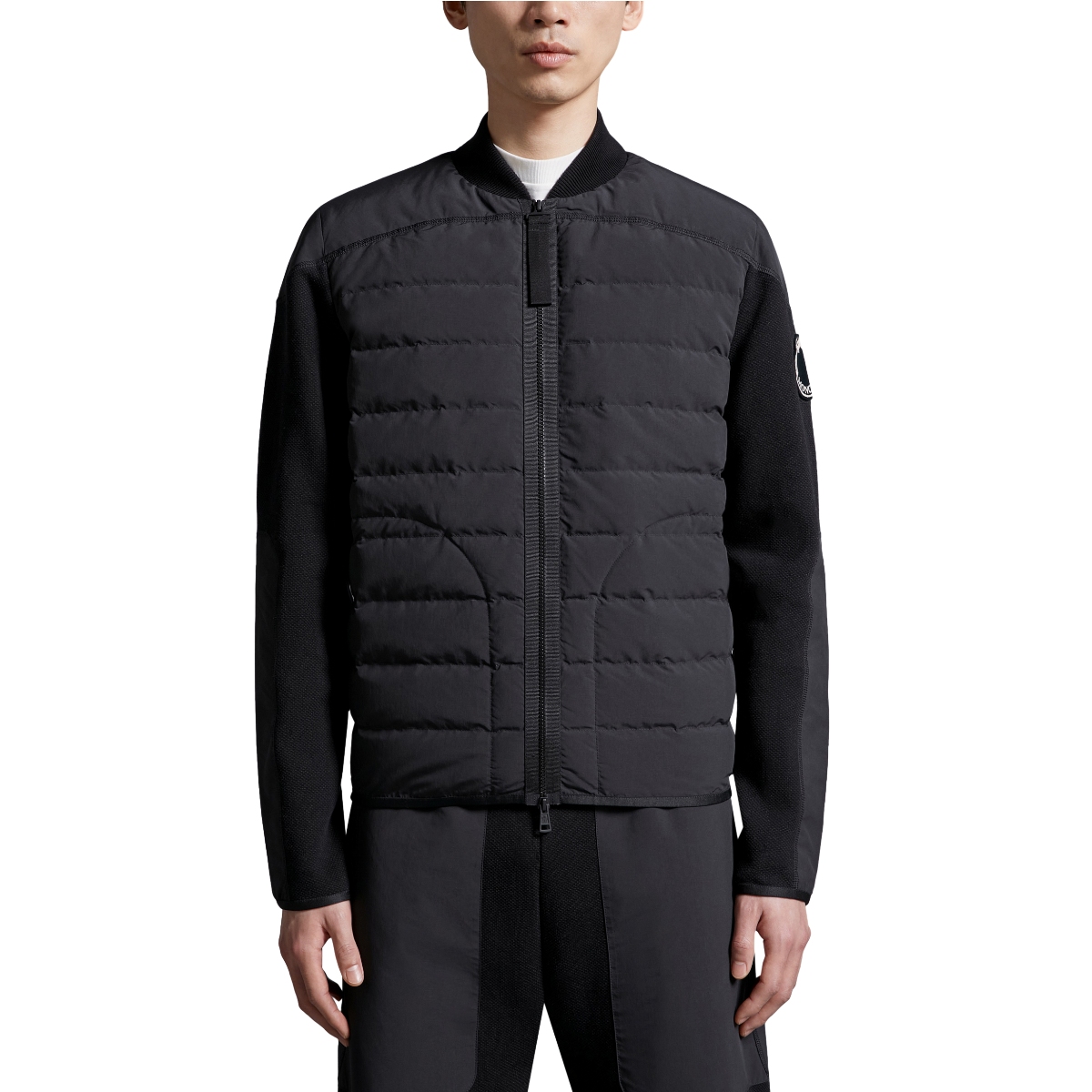 Lookbook Moncler CARDIGAN SS24 Lunar Year Zip-Up Puffer Jacket  Black J10919B00010M1367999