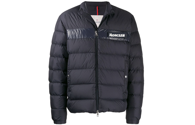 Order Chaqueta Informal Moncler de Plumón Azul Marino E2091419408568352742