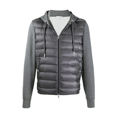 Moncler Casual Spliced Hooded Down Jacket F20918G5110080985