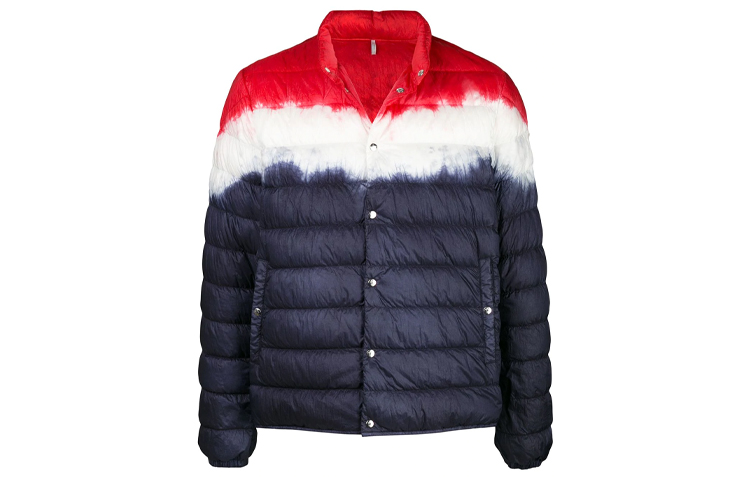 Moncler Casual Tie-Dye Down Jacket Navy Blue. F10911A50760539T0776 圖 2